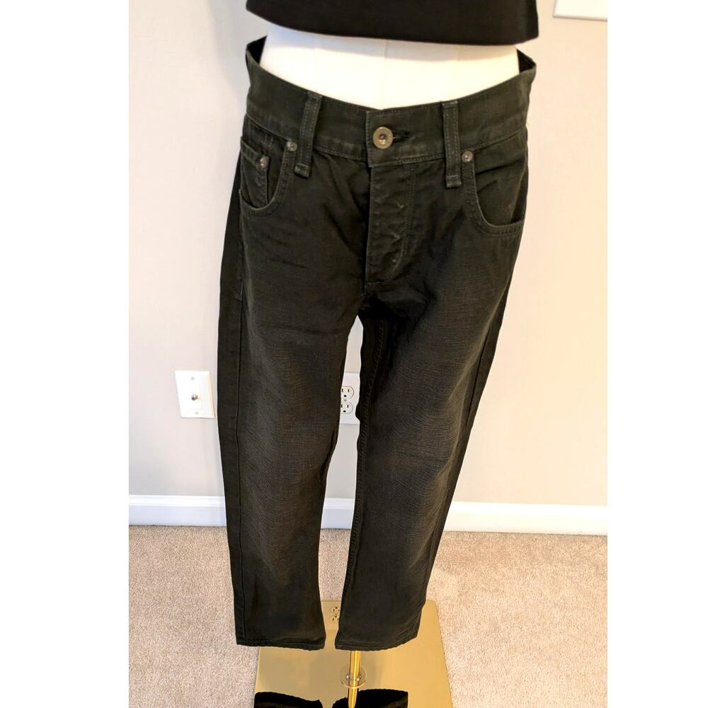 Rag & Bone Standard Issue Fit 2 Black Button Fly Jeans
